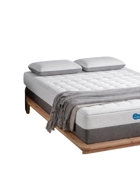 Fully styled bedroom bundle — mattress, pillows and crisp sheets together